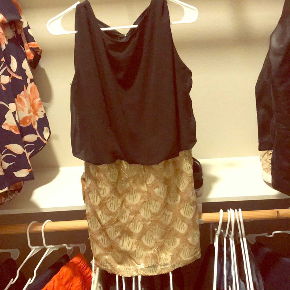 One Piece Sequin skirt/tank set